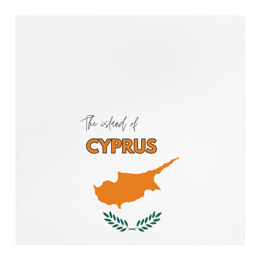 The Island of Cyprus Tea Towel