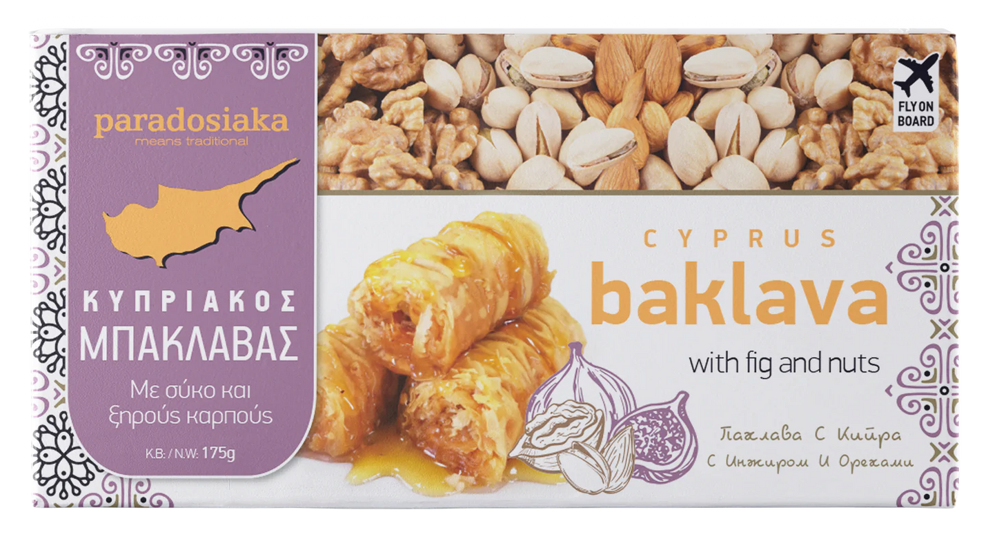 Cyprus Baklava with fig and nuts - 175gr