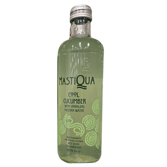 Mastiqua Greek Mastiha Sparkling Water with Cucumber 330ml