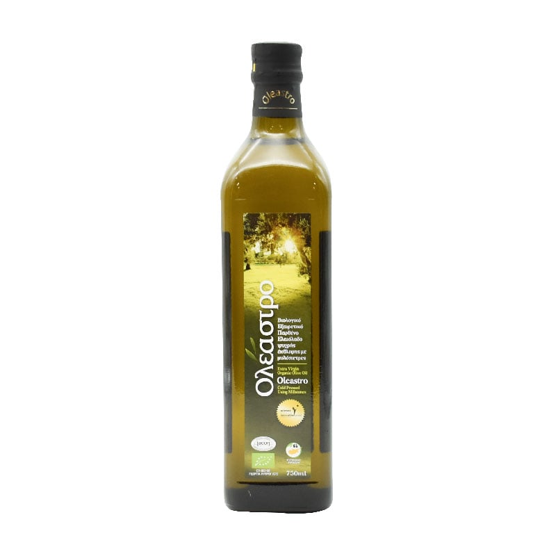 Oleastro Organic Extra Virgin Olive Oil 750 ml from Cyprus