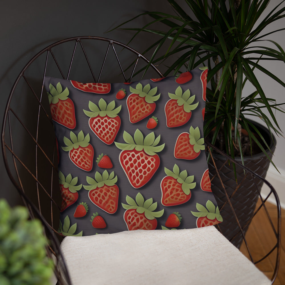 Strawberries from Cyprus Basic Pillow