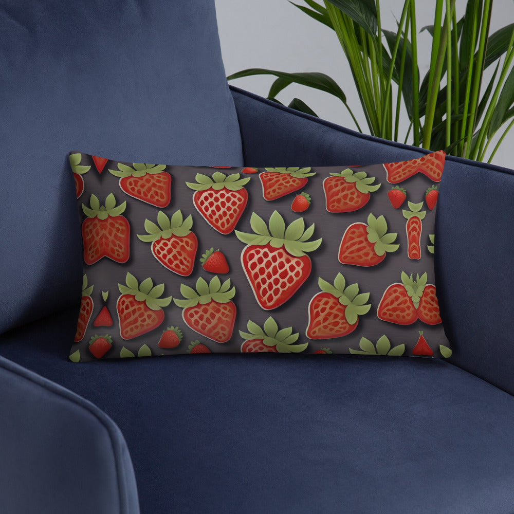 Strawberries from Cyprus Basic Pillow