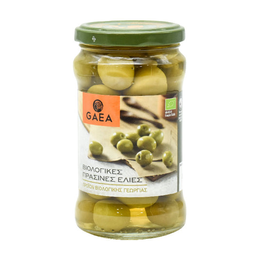 Gaea Bio Organic Green Olives 300 g