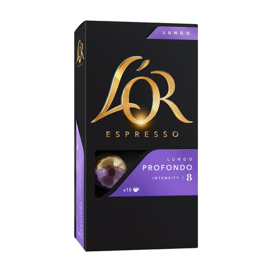 Lor Espresso Lungo Profondo Intensity 8 Capsules 10 pcs